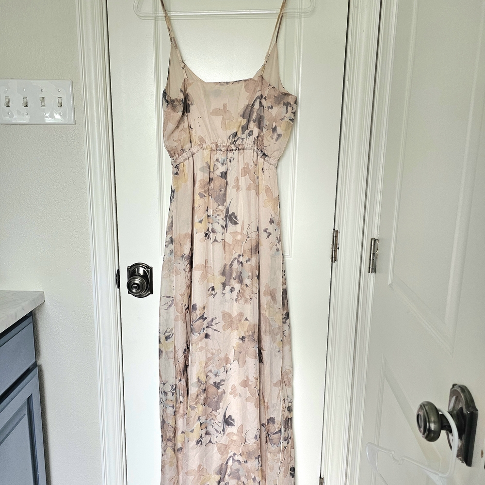 Costa Blanca Pink Spaghetti Strap Maxi Dress - Picture 2 of 5